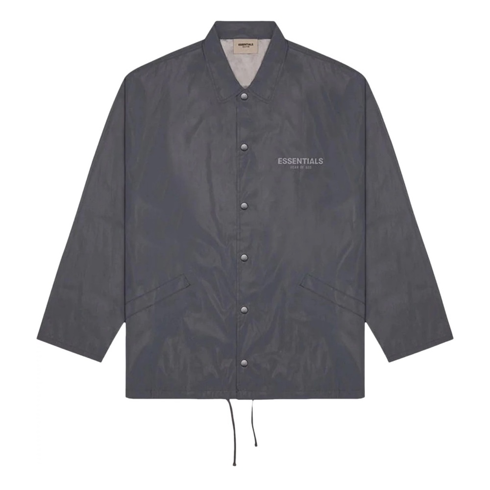 Fear of God Essentials Coaches Jacket - Reflective Black